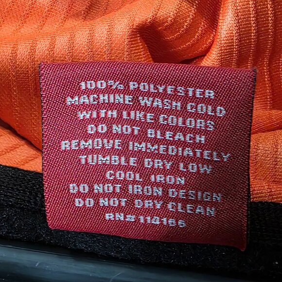 Mens Colosseum Cowboys OSU Black & Orange Full Zip Hoodie Jacket Polyester XXL - Picture 5 of 10